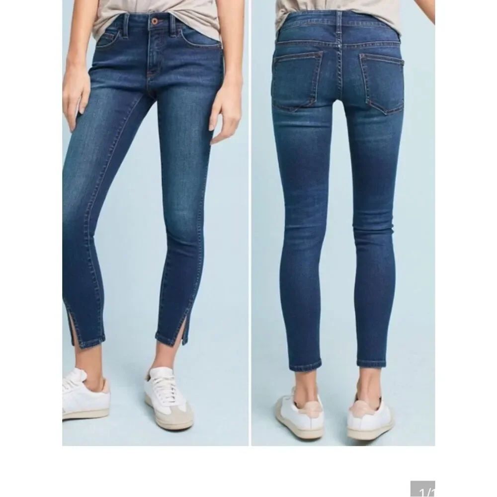 Anthropologie Pilcro And The Letterpress Mid Rise Skinny Jean Womens 32